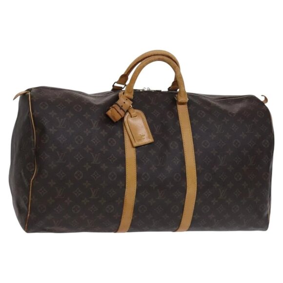 Louis Vuitton Handbags - LOUIS VUITTON Monogram Keepall 60 Boston Bag M41422 LV Auth BD700
